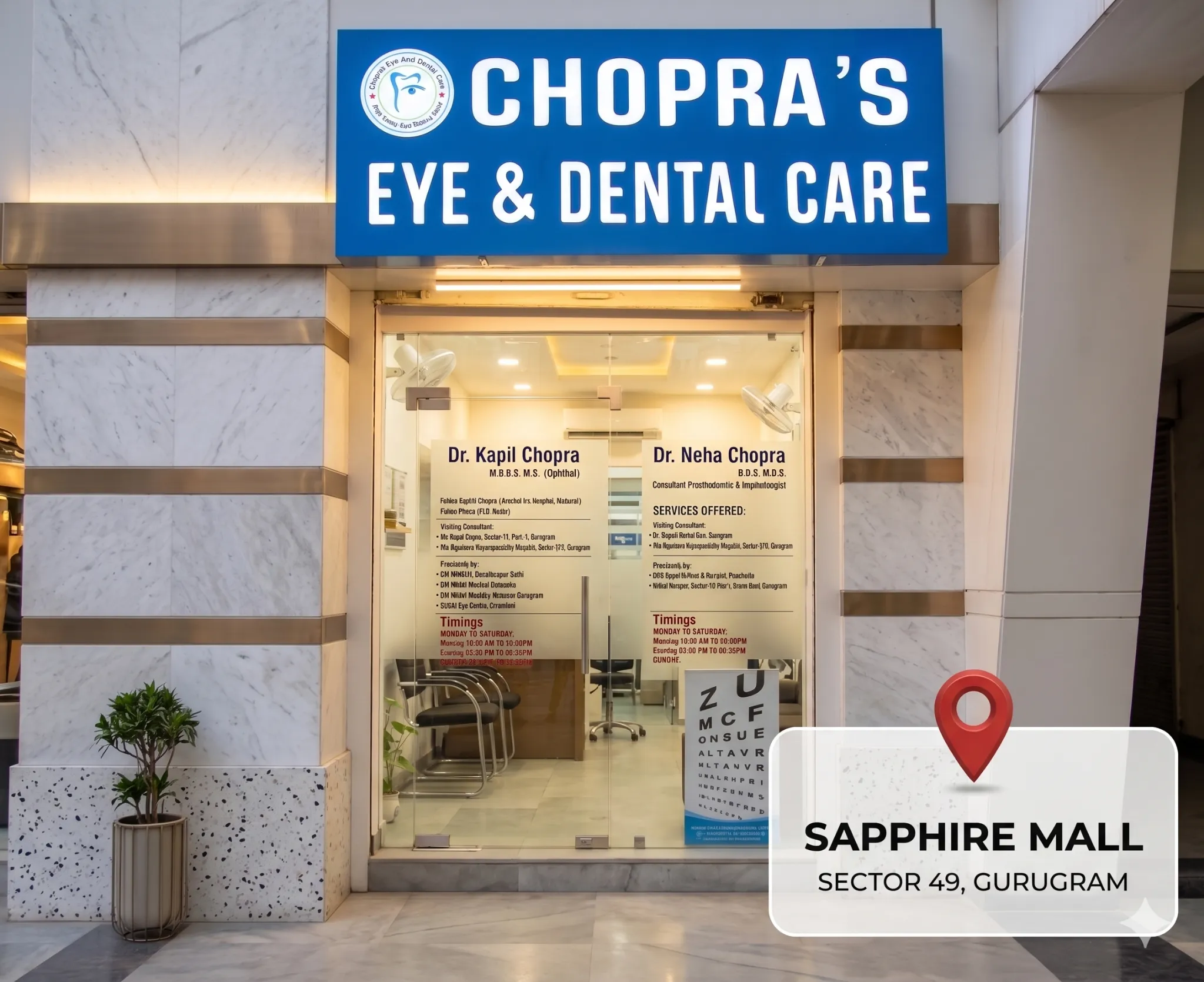 Chopra's Clinic Interior